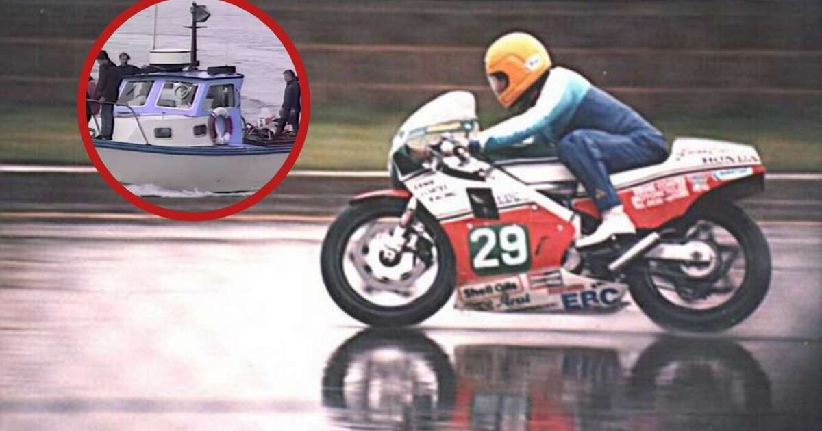 Um navio carregado de motocicletas afundou no Atlântico; pescadores as resgataram e acabaram vencendo o Isle of Man TT com elas