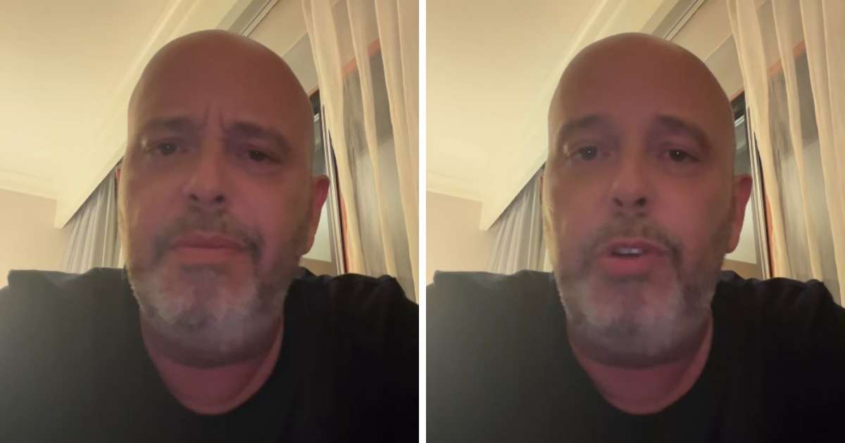 Alex Escobar culpa estresse e cansaço por 'susto' ao vivo: 'É uma loucura'