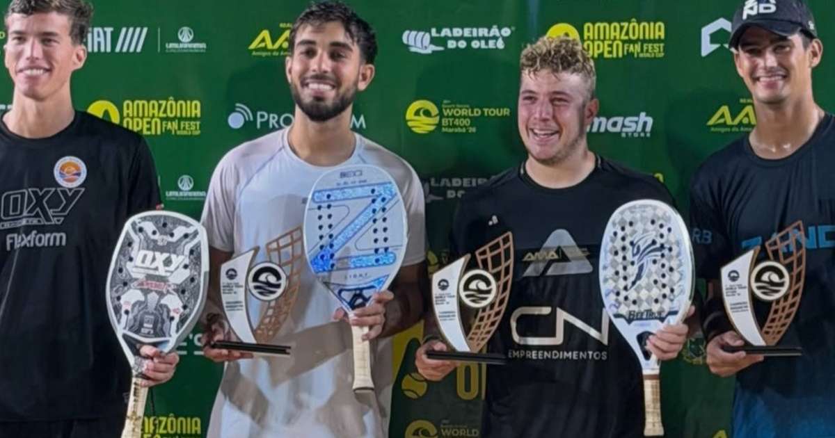 Brasileiros Giovanni Cariani e Daniel Mola são campeões do Amazônia Open em Marabá