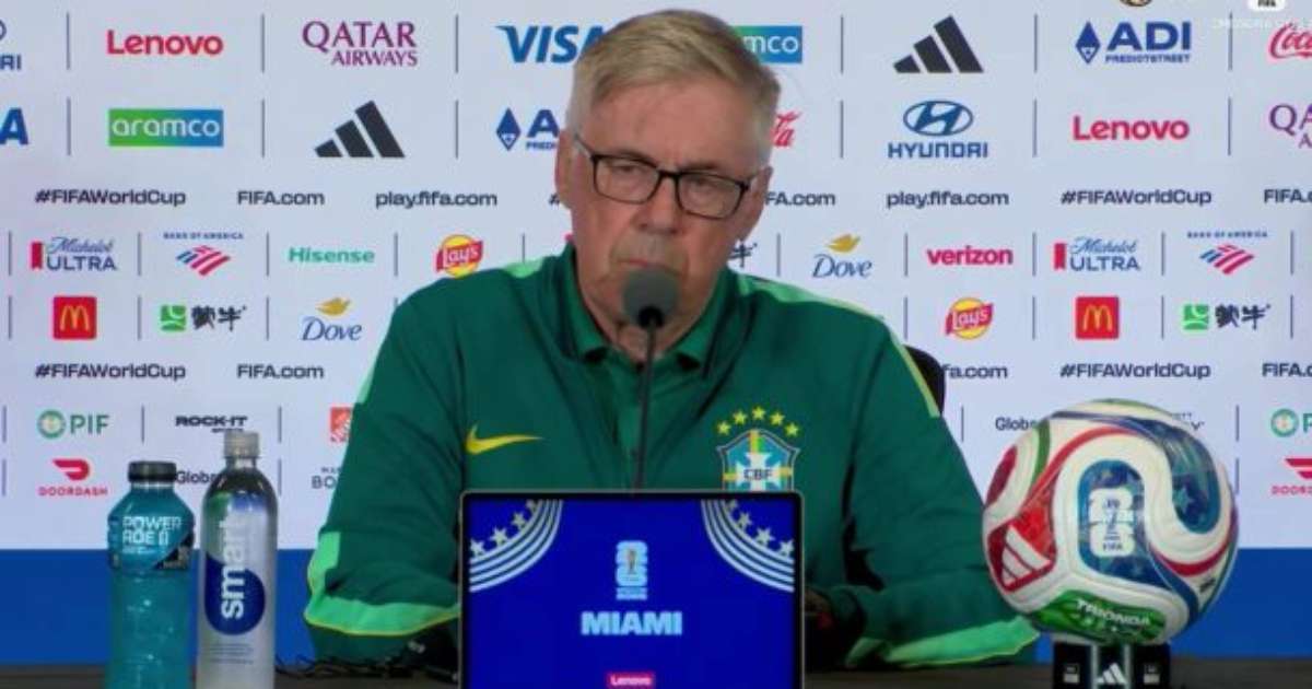 Ancelotti vê Brasil pronto para encarar o Japão: "Mente, coração e ideias claras"