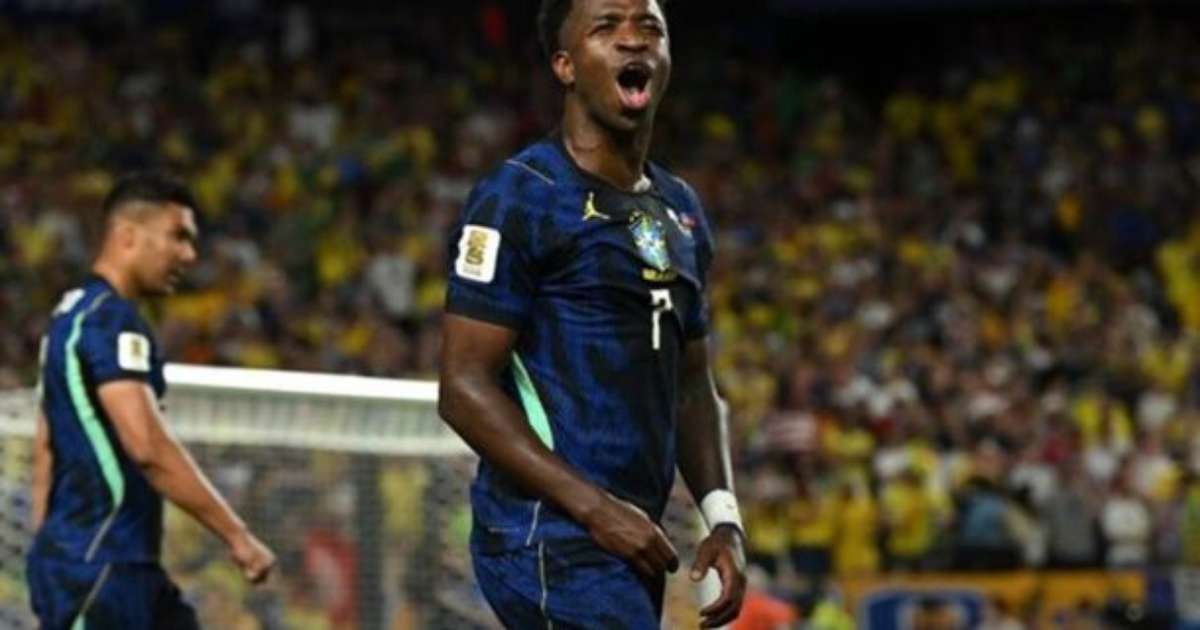 Jornal português coloca Vini Jr entre os melhores da fase de grupos: "Solto e cheira o perigo"