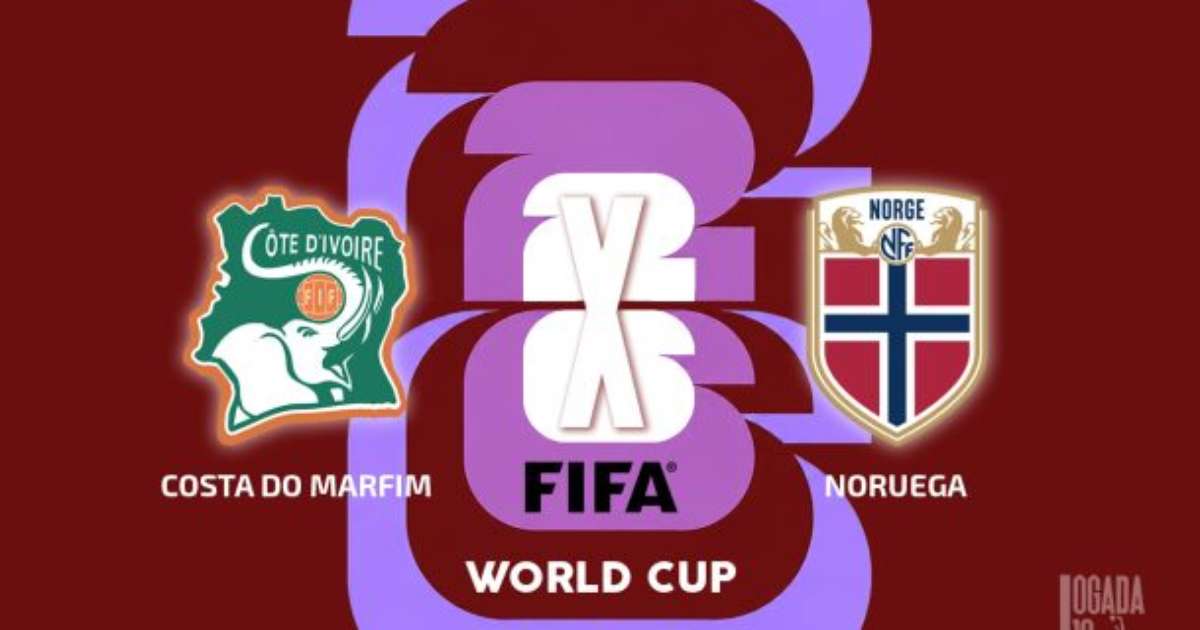 Costa do Marfim x Noruega, com comentários e estatísticas a partir das 13h