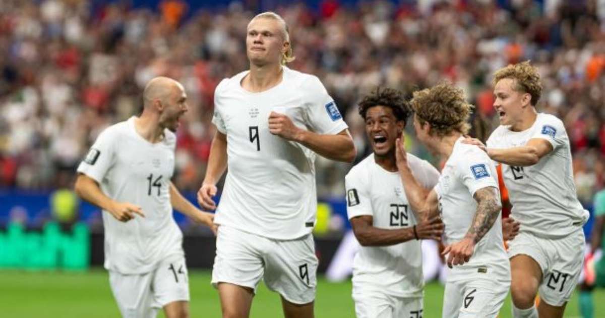 Haaland minimiza chances da Noruega contra o Brasil: "Pequenas possibilidades"
