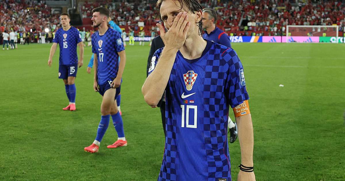 Modric se despede das Copas após eliminação da Croácia