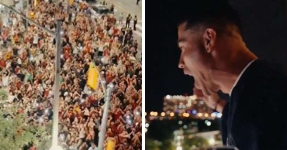Cristiano Ronaldo leva torcida ao delírio ao celebrar vitória contra Croácia na varanda do hotel; veja