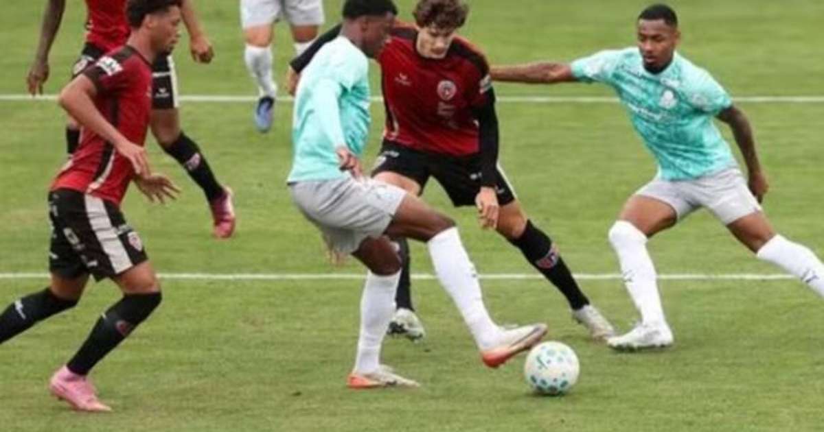 De virada! Palmeiras supera susto inicial e bate o Primavera por 3 a 1 na Academia.