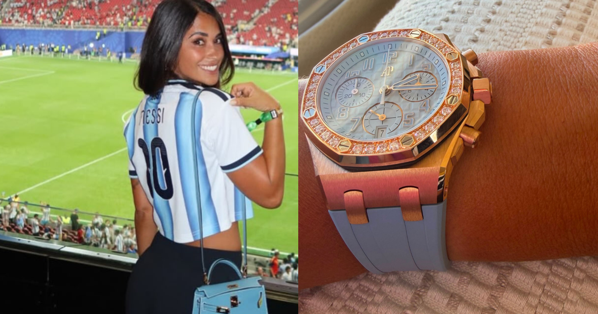 Audemars Piguet de R$ 242 mil usado por Antonela Roccuzzo não é único; veja relógios milionários da esposa de Messi, craque da Copa 2026