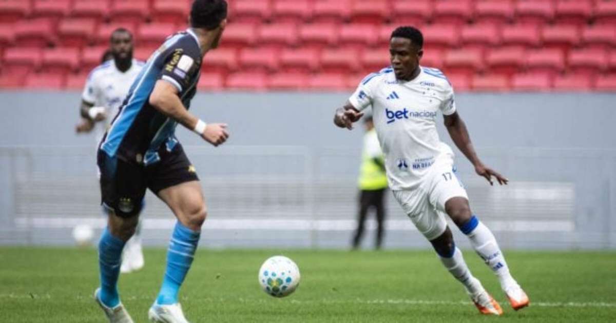 Sinisterra clama por evolução e confiança no Cruzeiro após derrota dolorosa para o Grêmio