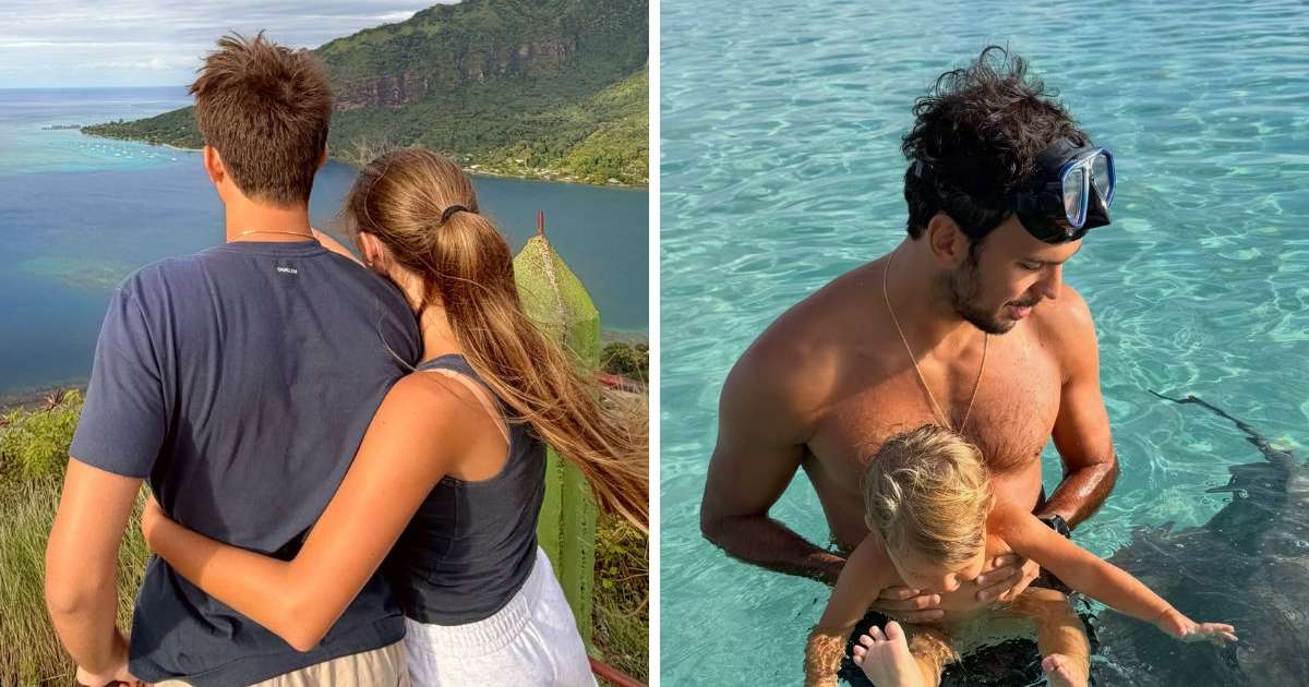 Gisele Bündchen compartilha momentos especiais de férias no Taiti