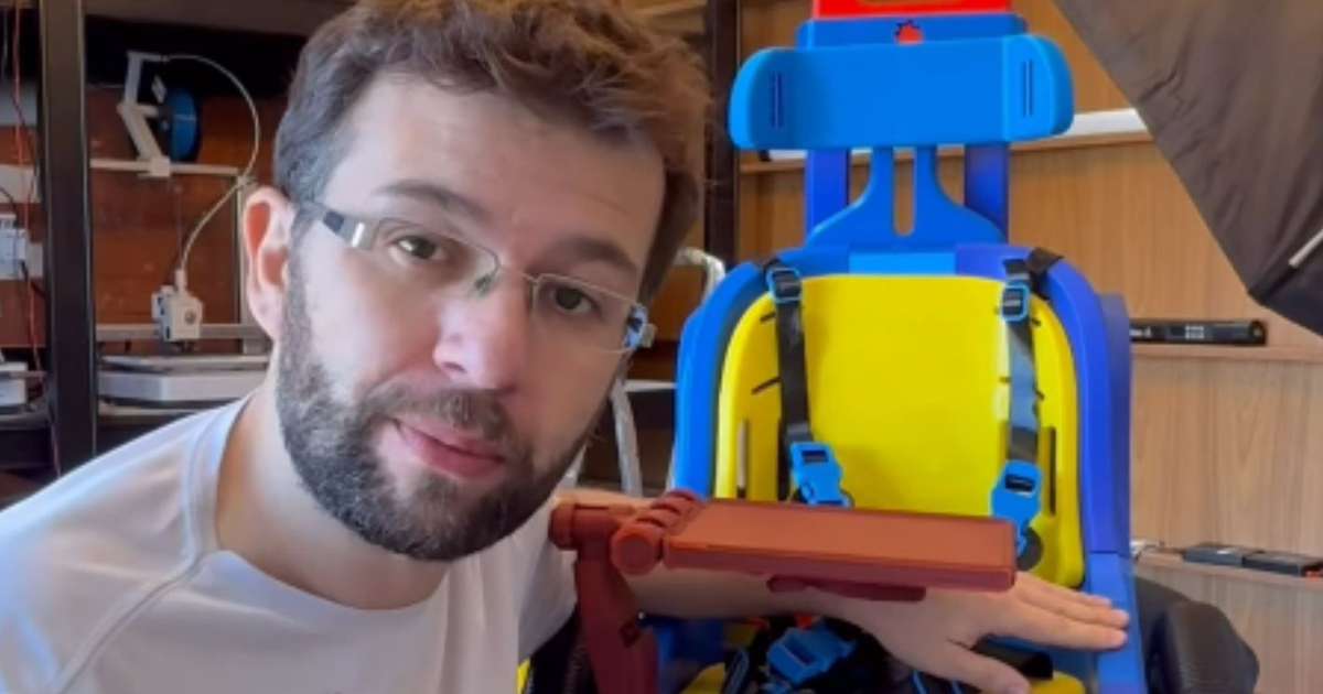 Físico cria cadeiras de rodas para crianças com impressão 3D e sonha com rede de voluntários