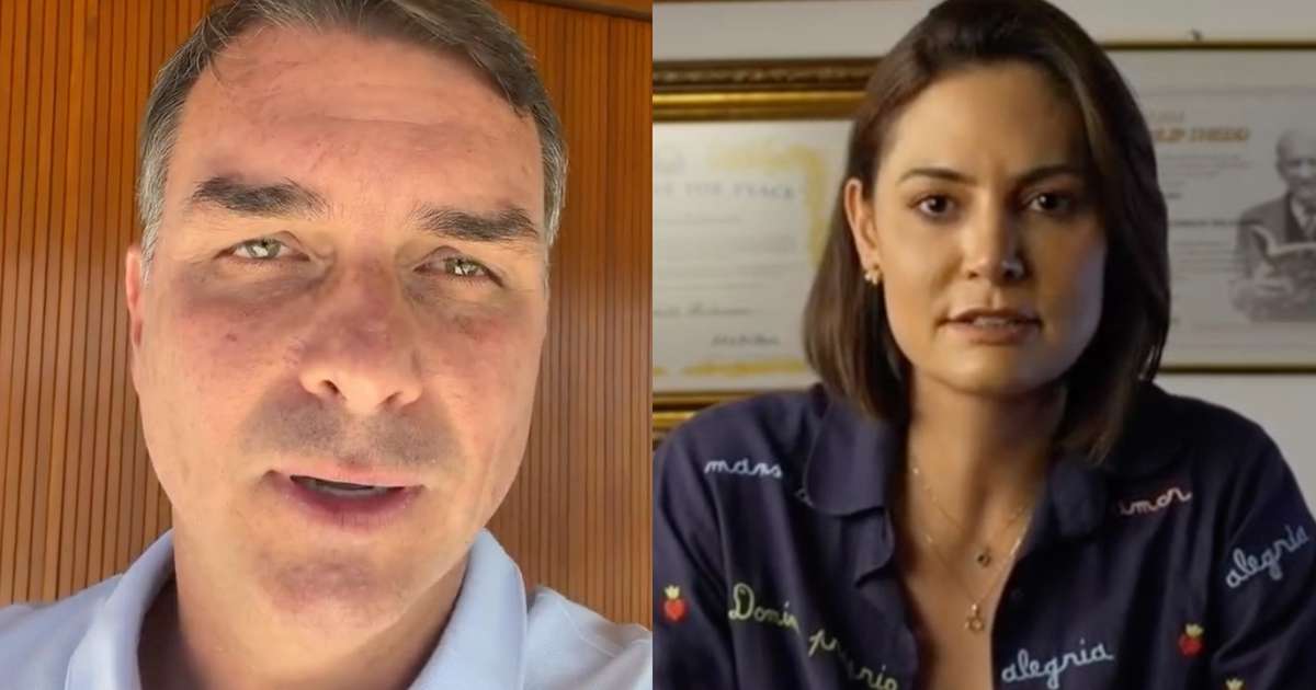 Em meio à crise na família e racha no bolsonarismo, Flávio grava vídeo e pede apoio a Michelle: ‘Momento exige união’