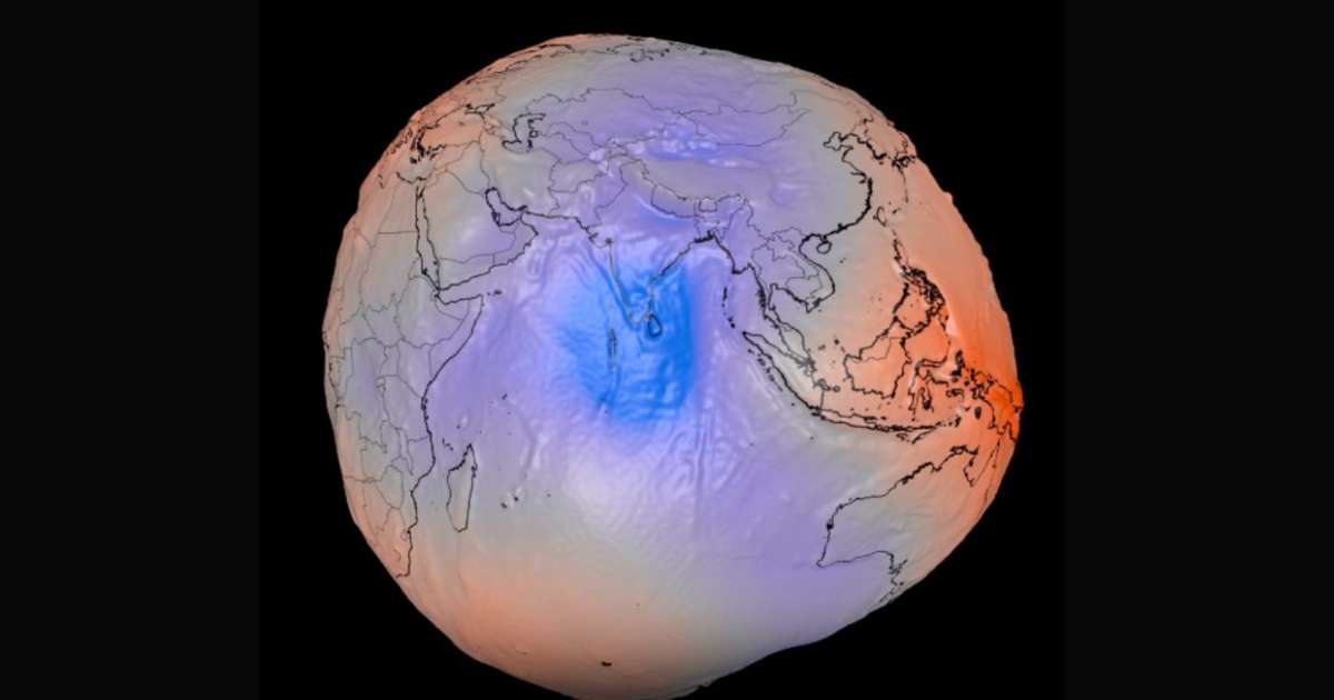 Nasa revela mapa tridimensional do campo gravitacional da Terra