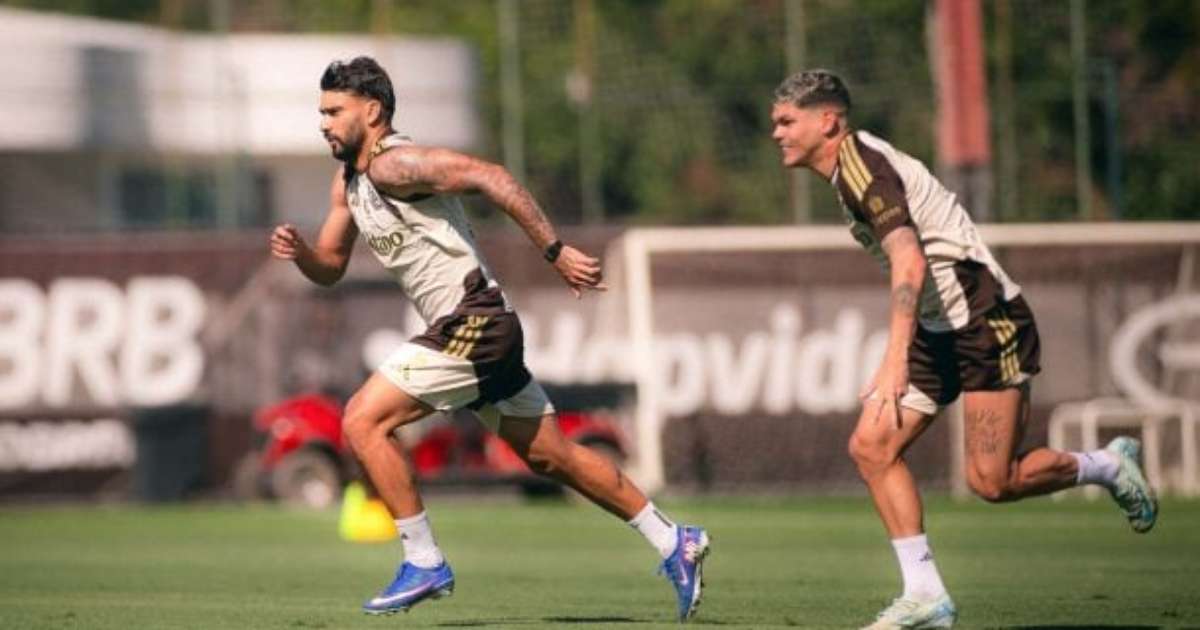 Lucas Paquetá treina no Ninho e vira opção no Flamengo contra o Internacional