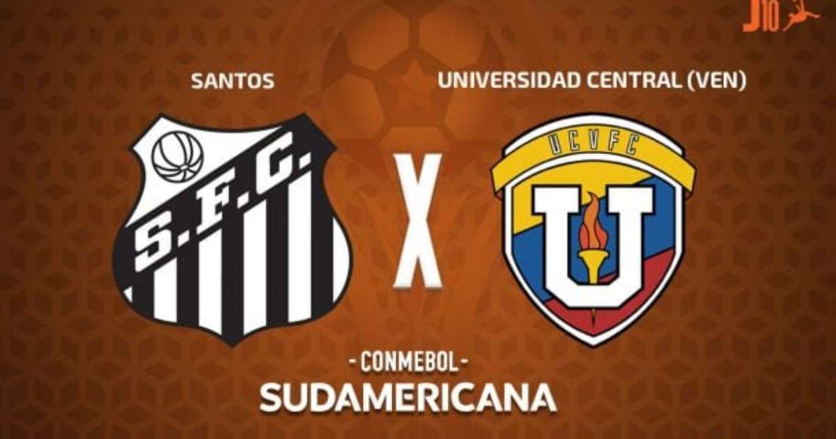 Santos x Universidad Central: onde assistir, escalações e arbitragem