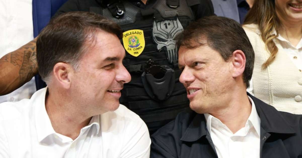 Não é prejuízo muito importante para Flávio, diz Tarcísio sobre neutralidade do Republicanos