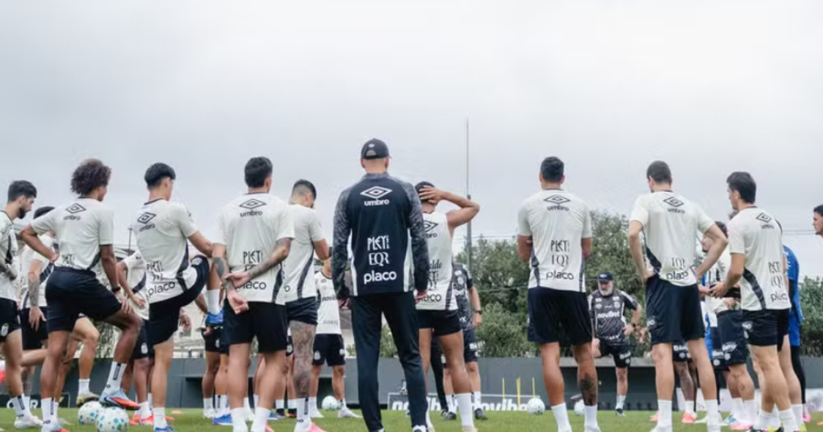 Santos tem desfalque de Moisés para duelo contra o Remo