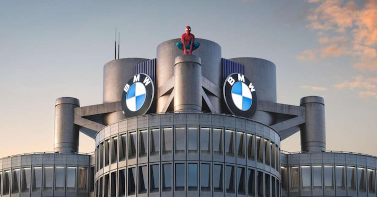 BMW leva animação do Homem-Aranha para a central multimídia de seus carros
