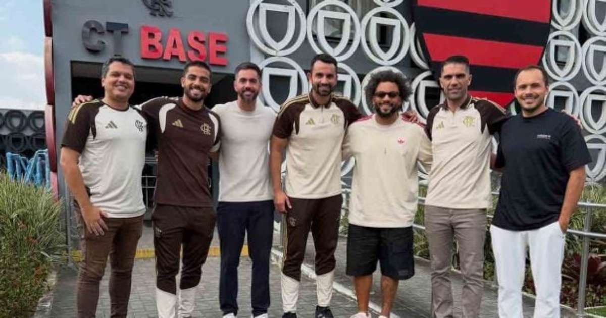 Marcelo, ícone do futebol brasileiro, visita o CT do Flamengo e revive sua trajetória no Rio