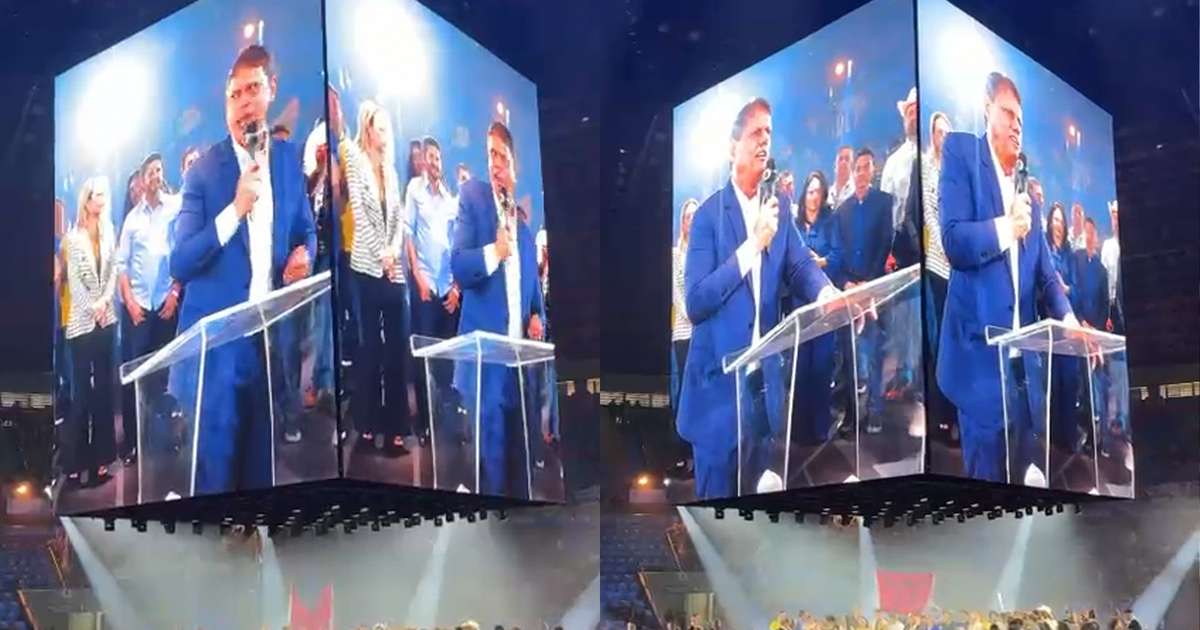 Tarcísio diz amar Bolsonaro ao ser oficializado candidato e que faria mais