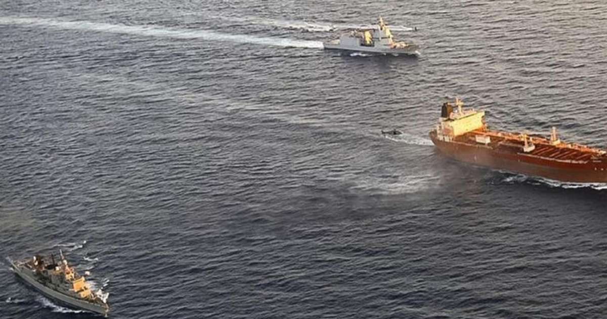 Marinha da Itália aborda petroleiro da 'frota fantasma' da Rússia