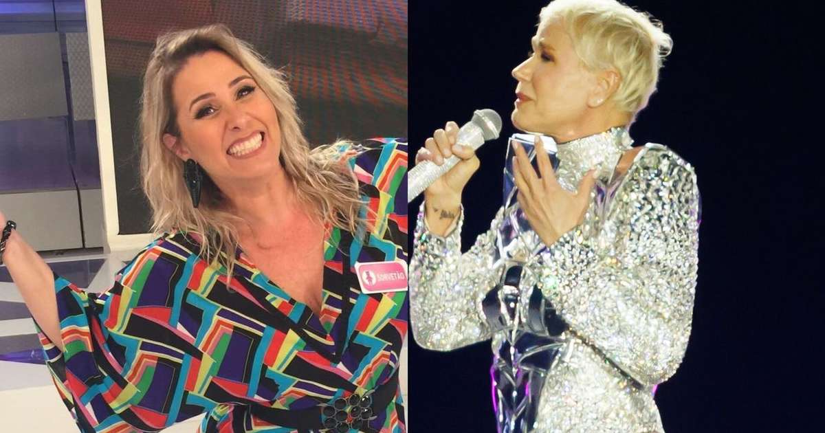 'Não foi legal o que ela falou de mim': Xuxa lamenta críticas da ex-Paquita Andrea Sorvetão e faz apelo a fãs. 'Ficam no mesmo nível'