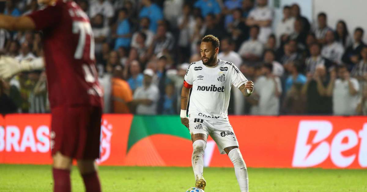 Neymar comanda o Santos, mas Peixe para no Remo e adia decisão da vaga na Copa do Brasil