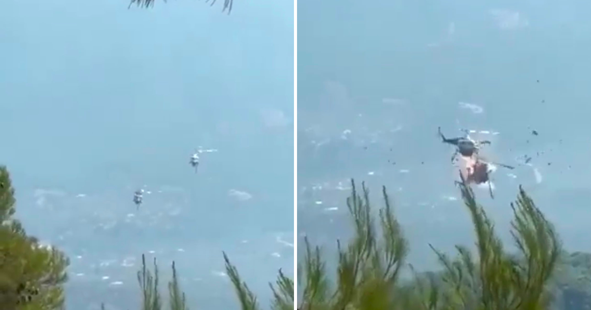 Colisão entre helicópteros durante combate a incêndio na Grécia deixa dois mortos