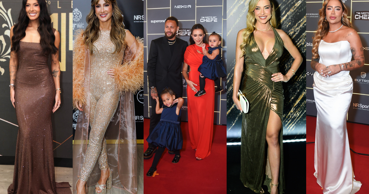 Claudia Leitte de capa com plumas, Ana Castela poderosa no bronze e Bruna Biancardi grávida de vermelho: os looks que chamaram atenção no leilão de Neymar