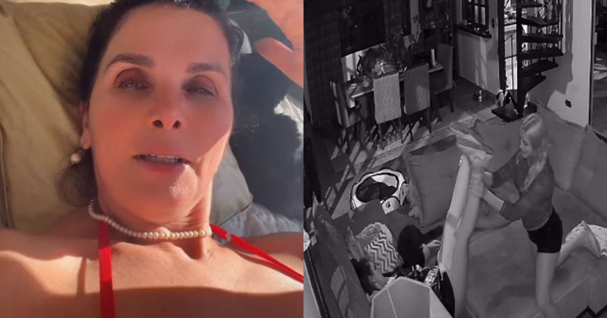 Luiza Ambiel desmaia, é socorrida pela filha e revela o motivo; assista