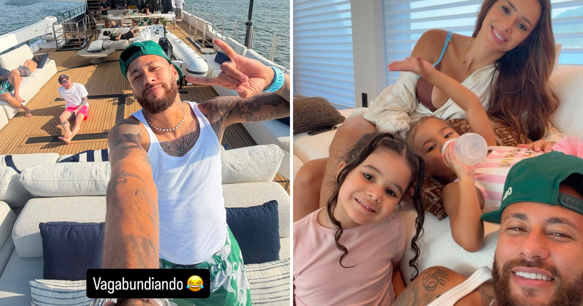 Neymar responde ofensa de presidente do Remo com foto em iate: "Vagabundeando"