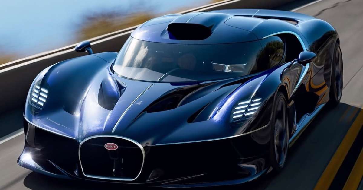 Bugatti revela o Destrier, novo hipercarro único com motor W16