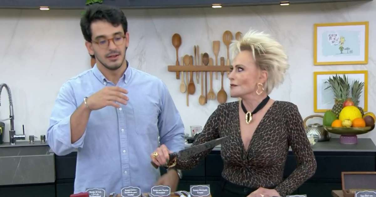 Ana Maria Braga se irrita com convidado do Mais Você, toma atitude e o rapaz reage: 'Tá me algemando'