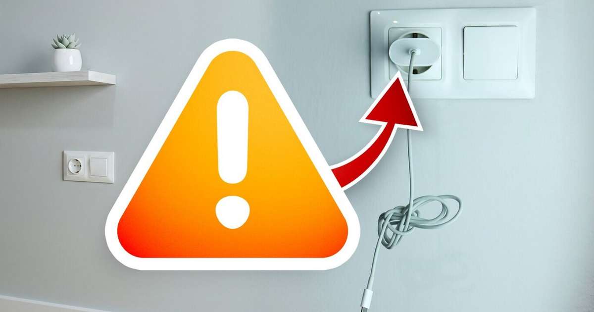 Por que o carregador não deve permanecer conectado à tomada após carregar um celular, notebook ou dispositivo semelhante?