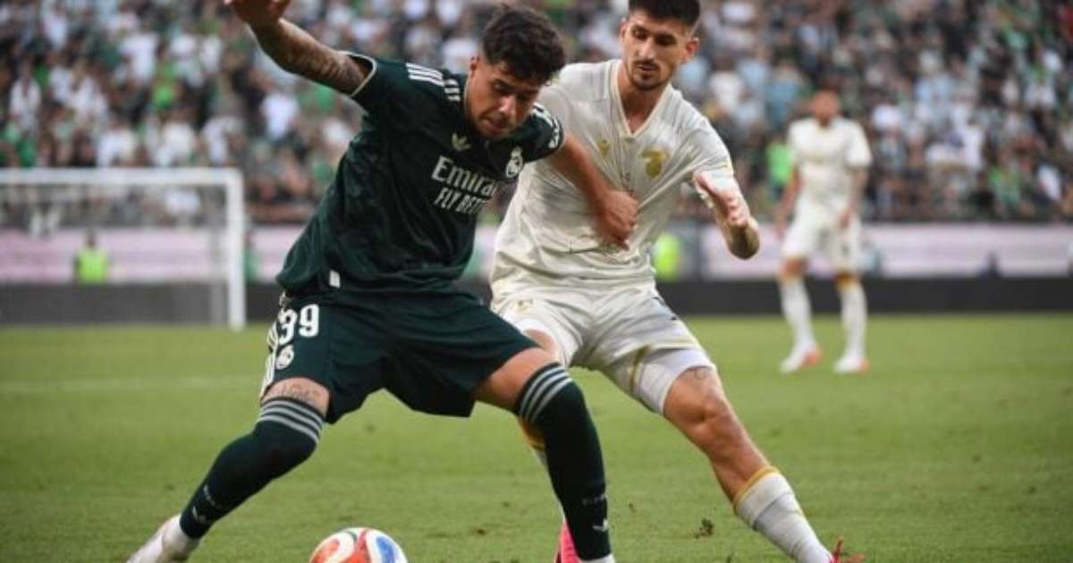 Com Endrick em campo, Real Madrid vence Ferencváros em amistoso