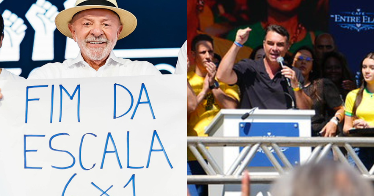 Lula e Flávio Bolsonaro miram voto feminino em discursos em SP; presidente critica Faria Lima