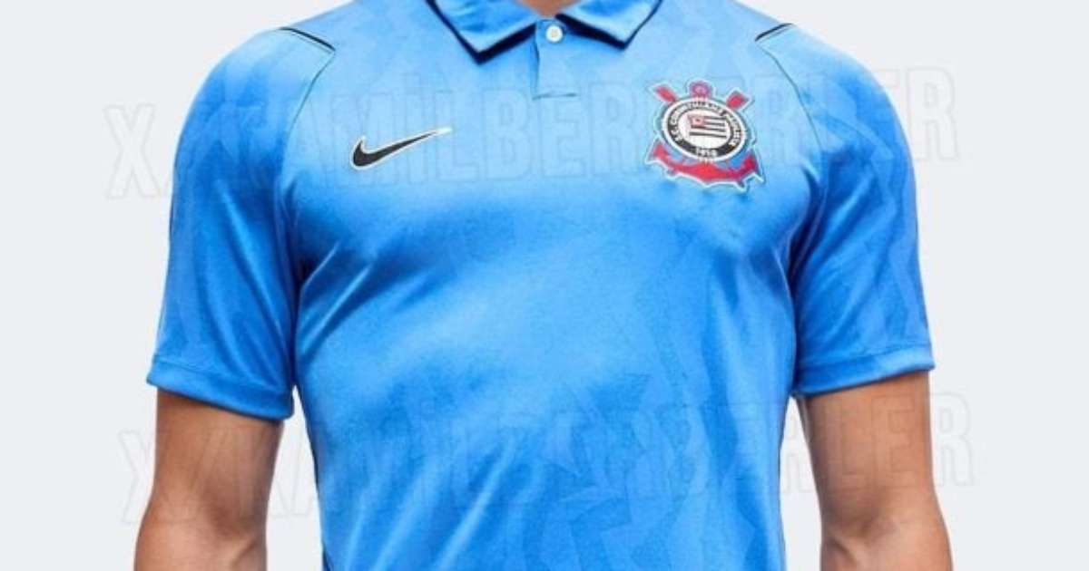 Imagens da suposta nova terceira camisa do Corinthians circulam nas redes
