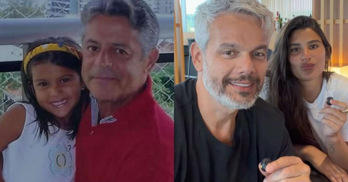 Giulia Costa comove ao homenagear Marcos Paulo e Otaviano Costa: 'Sorte'