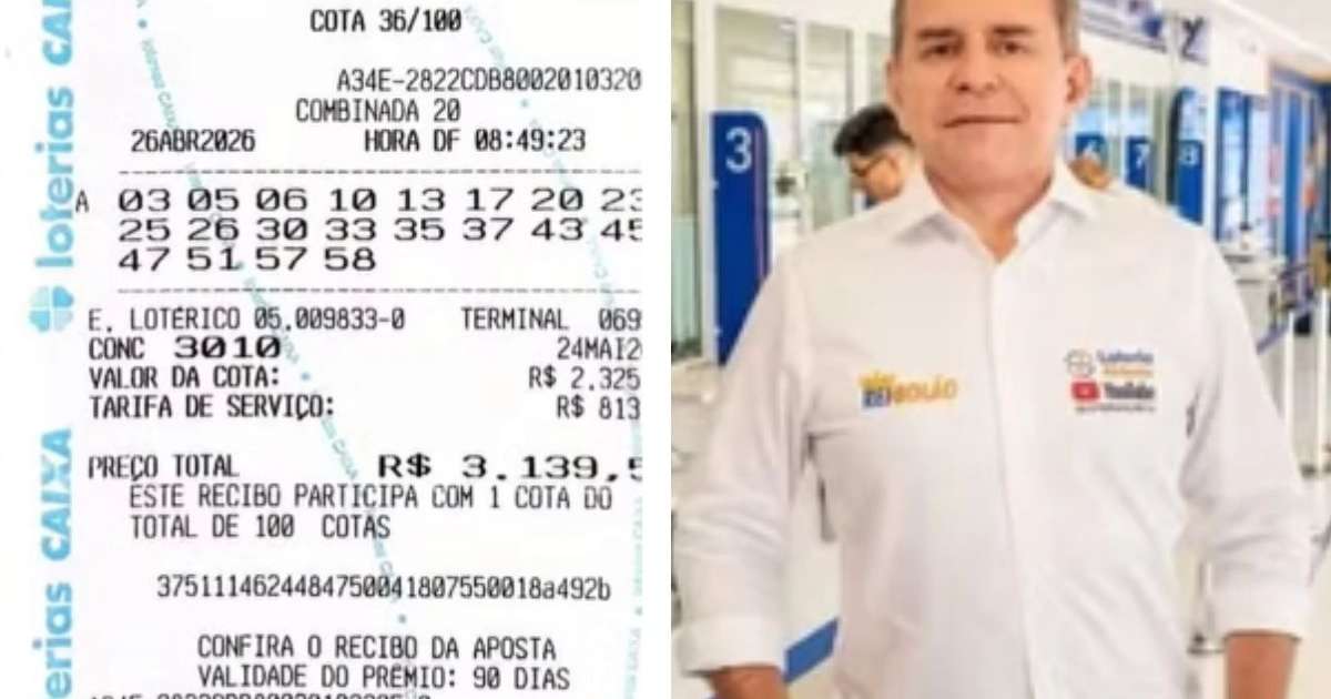 Mega-Sena: lotérica que registrou aposta vencedora deste domingo já premiou ganhadores três vezes