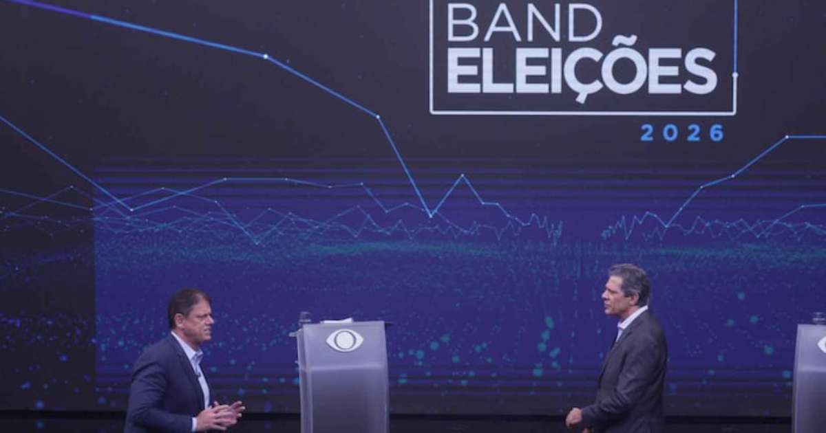 Debate Band: Tarcísio e Haddad nacionalizam discussão e divergem sobre privatizações e economia