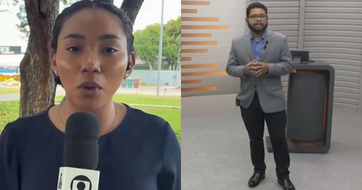 Repórter rebate ao vivo apresentador de telejornal da Globo após pergunta pessoal: 'Não vou pesar o clima'