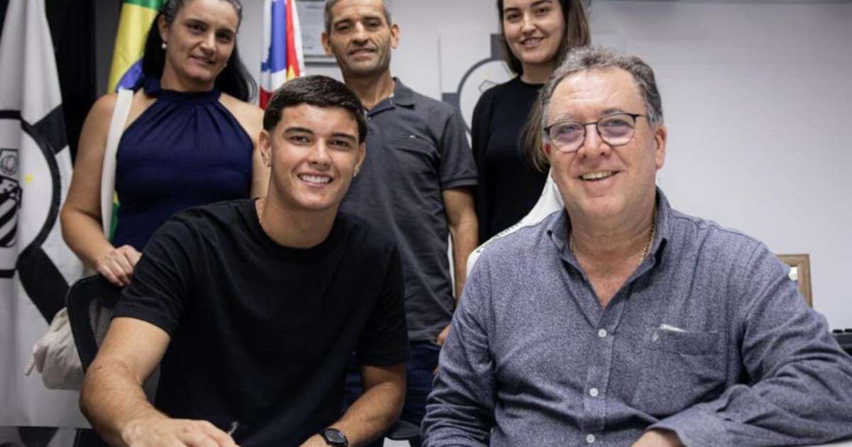 Santos renova com volante Samuel Pierri até 2031