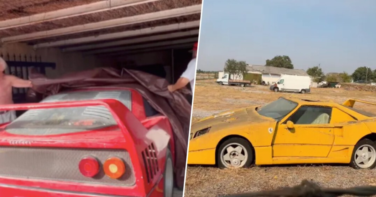 A verdade é outra: ele encontrou duas Ferrari F40 abandonadas no Google Maps e decidiu procurá-las