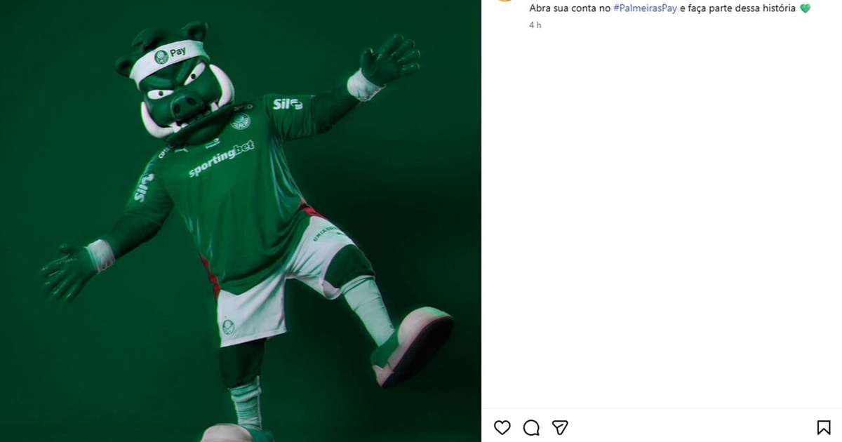 Palmeiras lança banco digital e provoca Corinthians: "De Pay, a gente entende!"