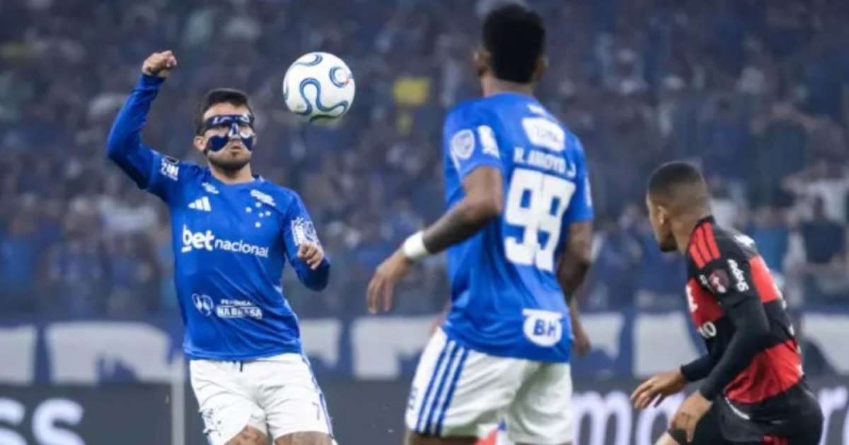Máscara de Matheus Henrique não segura pressão, e Cruzeiro enfrenta crise de desfalques na Libertadores