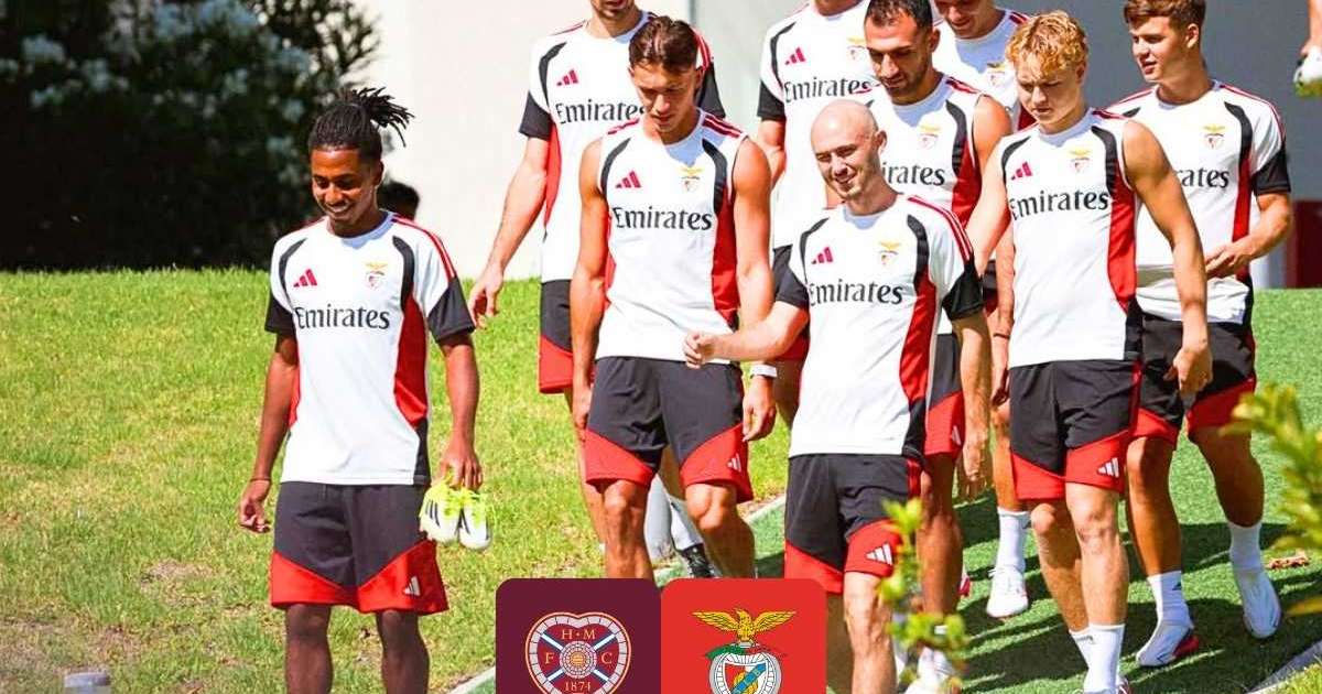 Hearts x Benfica: Onde assistir ao vivo, horário, escalações e análise pela Liga Europa