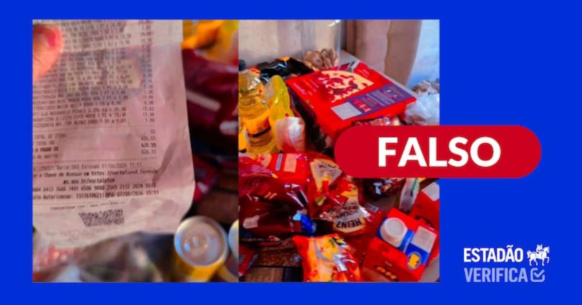 Flávio Bolsonaro espalha vídeo com alegações falsas sobre preços de compra de supermercado