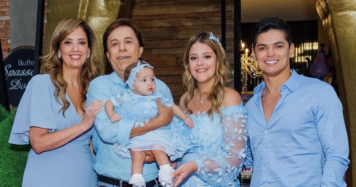 Família de Tom Cavalcante chama atenção com looks iguais em festa luxuosa de 1 ano