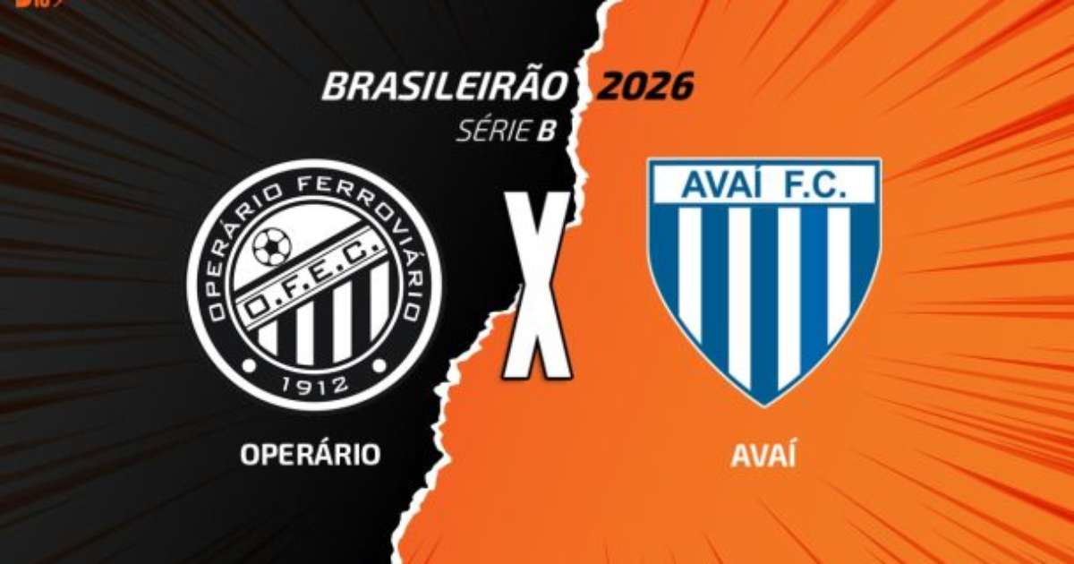Operário-PR e Avaí se enfrentam pela Série B em Ponta Grossa