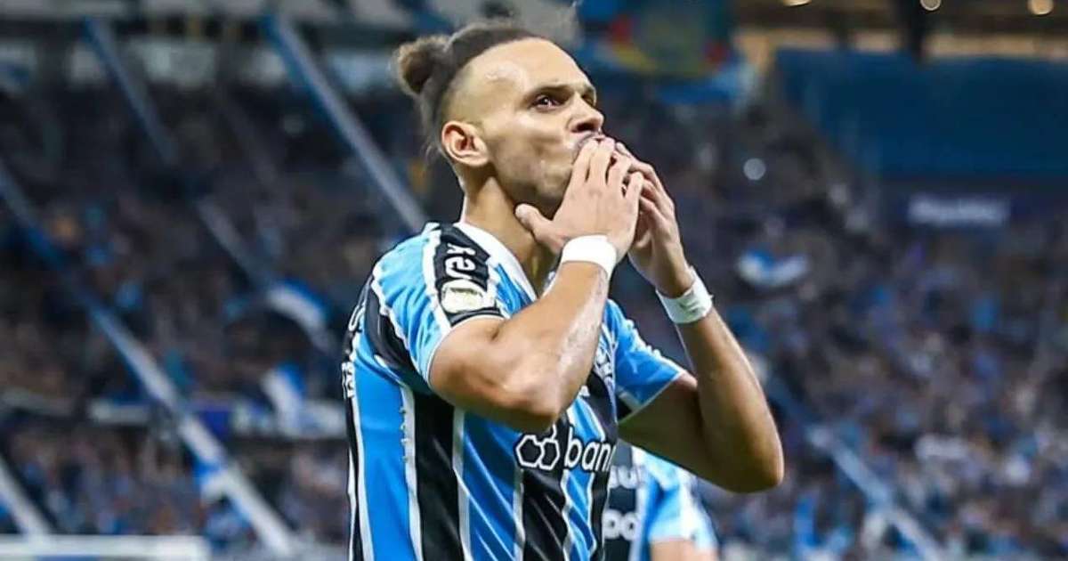 Martin Braithwaite em xeque: concorrência e lesão ameaçam protagonismo no Grêmio