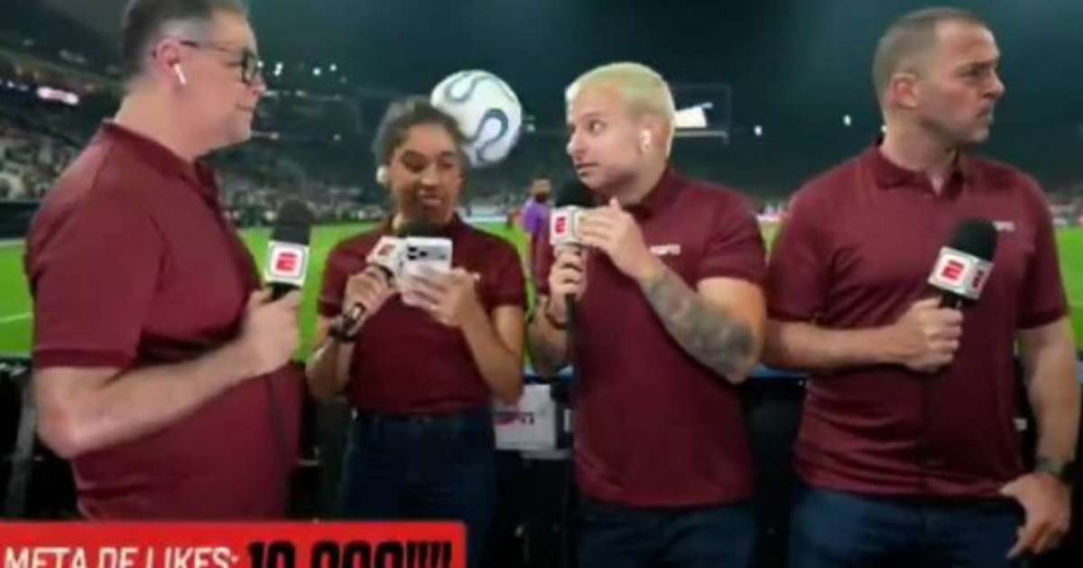 Repórter da ESPN Sofre Acidente Inusitado em Encontro ao Vivo Durante Jogo do Corinthians
